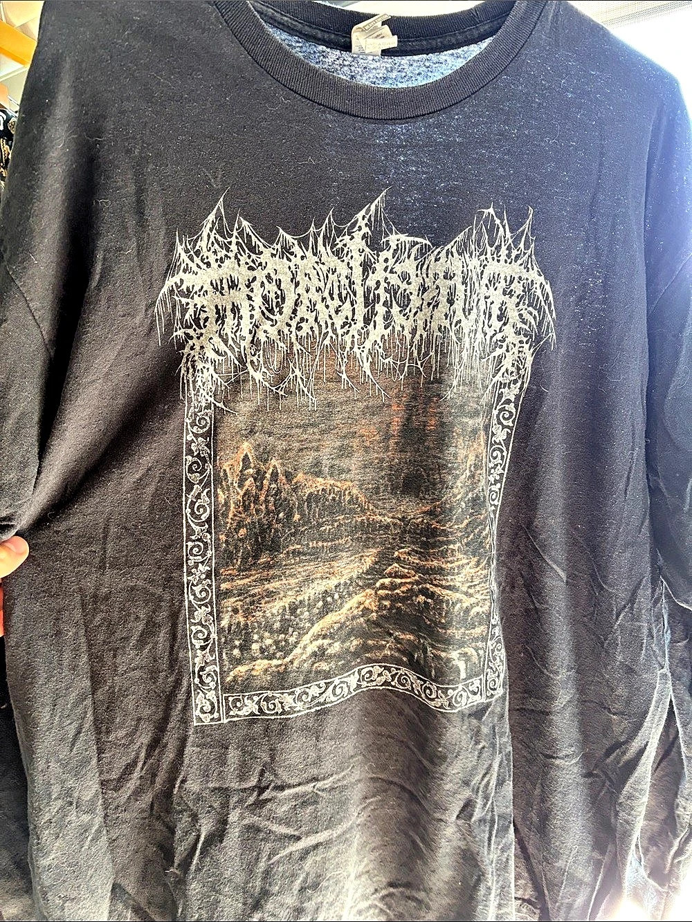 Mortíferum death metal band 4sided long sleeve men’s XL